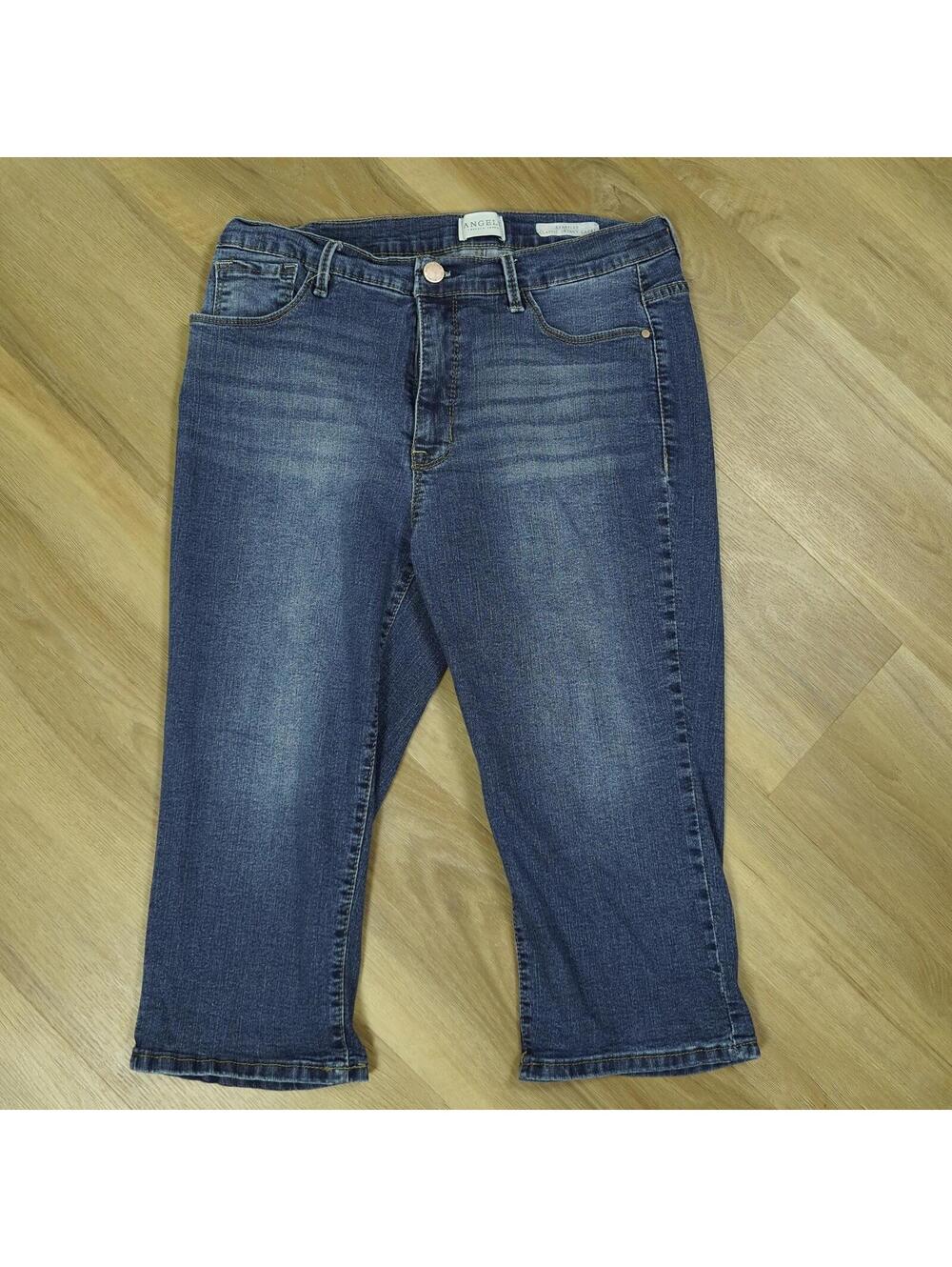 Angels Everflex Classic Skinny Capri Blue Jeans sz 12 Y2K, Casual, Denim, summer